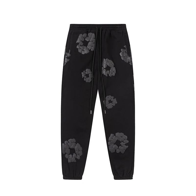 set D.tears Felpa/Pants total black